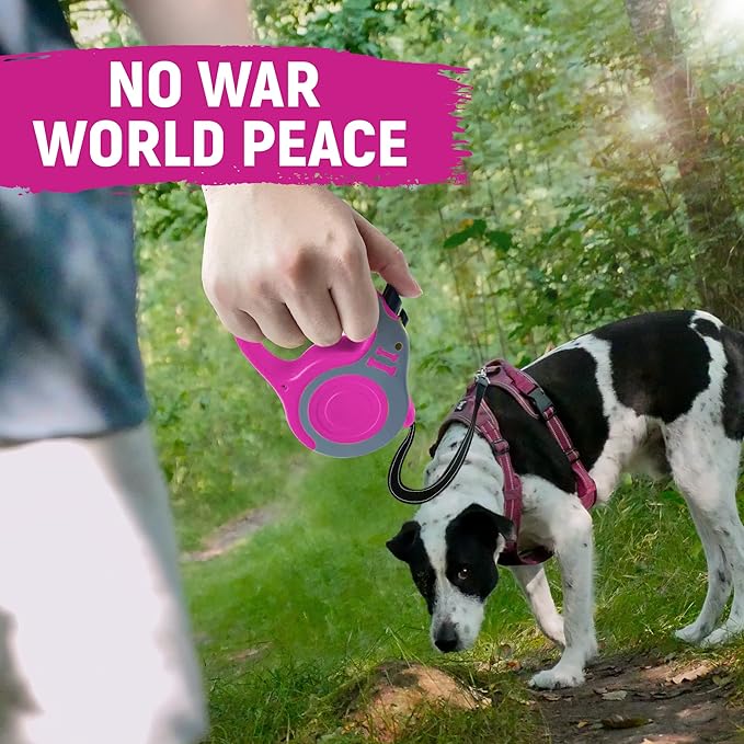 Retractable Dog Leash Automatic Telescopic Tractor Dog Tape, Pet Tape 10/16 FT Durable and Convenient, with Folding Bowl, Dispenser, Rubbish Bags, Suitable for Small and Medium Dogs