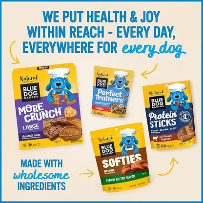 Blue Dog Bakery Natural Dog Treats, Doggie Paws, Peanut Butter Flavor, 16.2oz (1 Count)