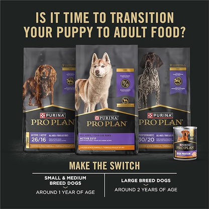 Purina Pro Plan Sport Development 30/20 Chicken and Rice Formula High Protein Dog Food for Puppies - 4 lb. Bag