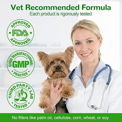 Liver Support for Dogs, Milk Thistle for Dogs - Detox, Metabolic, Dog Multivitamin Supplement for Liver and Kidney Support & Immune Health, 200 Soft Chews