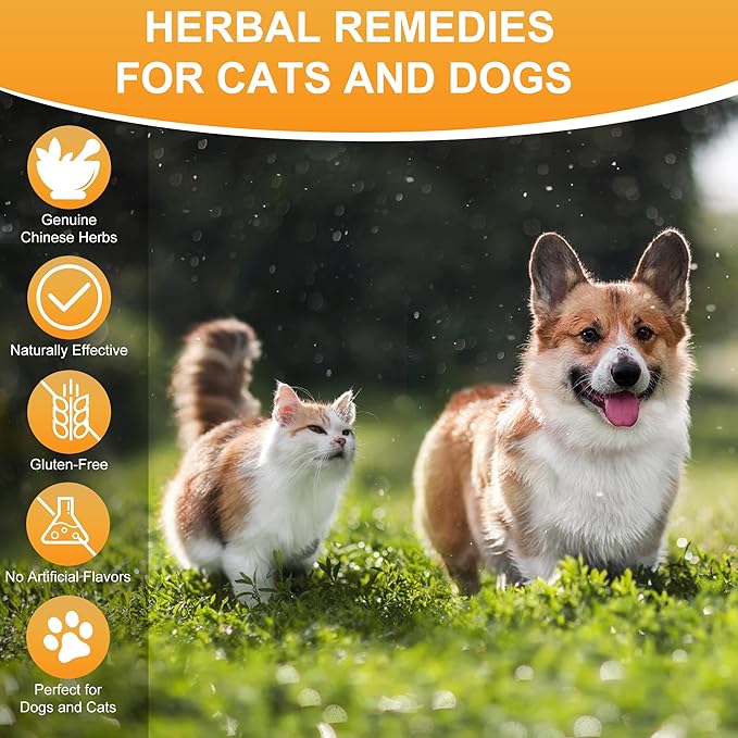 Upgraded Formula Dog & Cat Bladder Crystals Treatment or Stone, Bladder Kidney Stones Dissolver for Pet, Cat Dog Urinary Tract Supplements for Kidney and Bladder Stones, Urinary Free The Flow, 4 oz