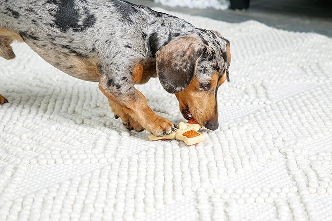 Chew ‘n Clean Chew Toy and Treat in One Chicken Flavored Tri-Point Dog Toy, Small