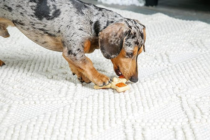 Chew ‘n Clean Chew Toy and Treat in One Chicken Flavored Tri-Point Dog Toy, Small