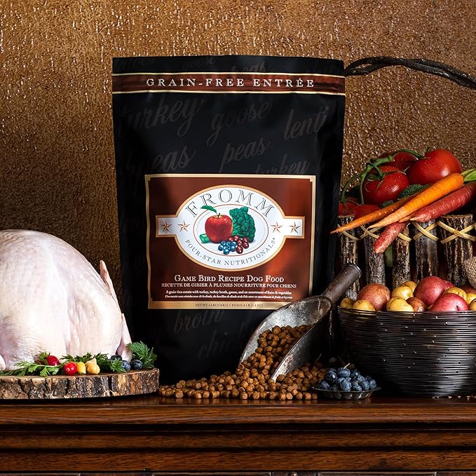 Fromm Four-Star Nutritionals Game Bird Dog Food - Premium Dry Dog Food - Turkey Recipe - 4 lb