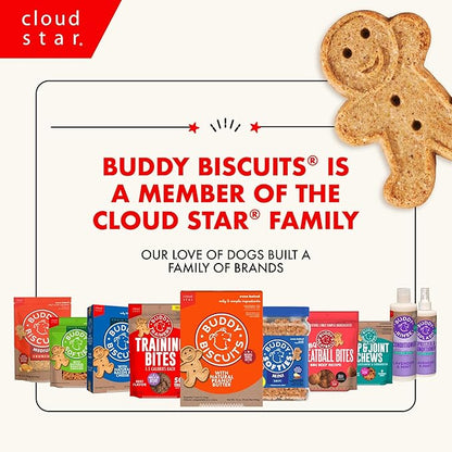 Buddy Biscuits 2 lb Bag of Crunchy Dog Treats, Made with Peanut Butter