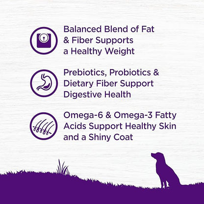 Wellness Complete Health Dry Dog Food, Wholesome Grains, Natural, Healthy Weight Chicken & Peas Recipe, (26-Pound Bag)