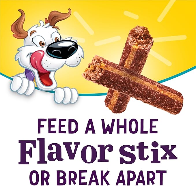 Purina Beggin'’ Flavor Stix with Bacon & Peanut Butter Flavor - 25 oz. Pouch (Pack of 2)