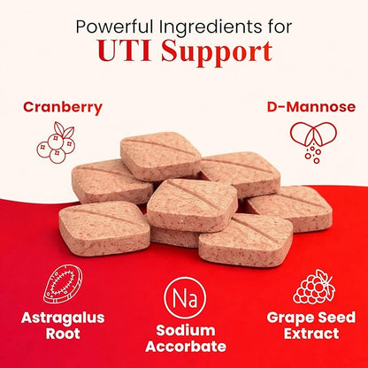 Cranberry Chews for Dogs – UTI Support & Bladder Support – Cranberry Supplement for Dogs – Dog Kidney Support – Urinary Tract & Bladder Control (90 Soft Chews)