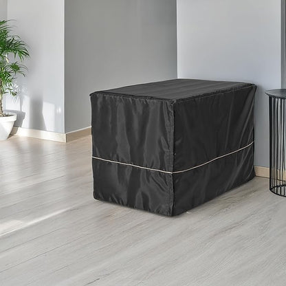 MidWest Homes for Pets Double Door iCrate Starter Kit, 24-inch Dog Crate Bundle for Small Breeds, Includes Cage, Pet Bed, 2 Bowls and Privacy Cover