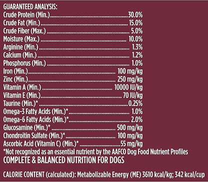 Nutrish High Protein Beef, Potato & Peas Recipe with Venison & Lamb Dry Dog Food, 4 lb. Bag, Packaging May Vary (Rachael Ray)