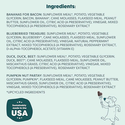 Shameless Pets Soft-Baked Dog Treats, Variety 5-Pack - Natural & Healthy Dog Chews for Small, Medium & Large Dogs - Biscuits Baked & Made in USA, Free from Grain, Corn & Soy