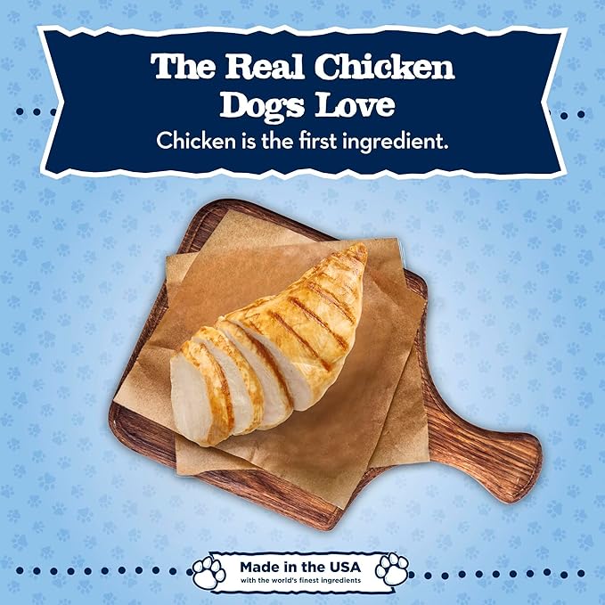 Blue Buffalo Baby Blue Natural Dry Food for Puppies, Healthy Growth Formula with DHA, Savory Chicken Recipe, 11-lb Bag