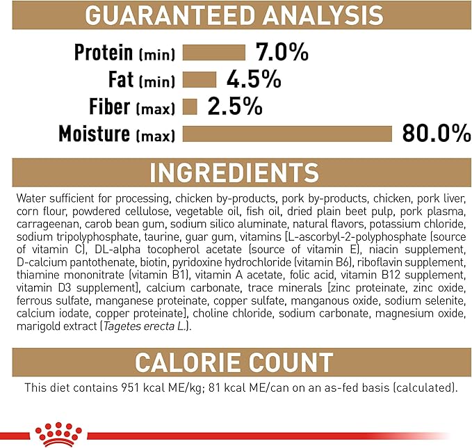Royal Canin Breed Health Nutrition Yorkshire Terrier Adult Loaf in Sauce Dog Food, 3 oz (Pack of 6)