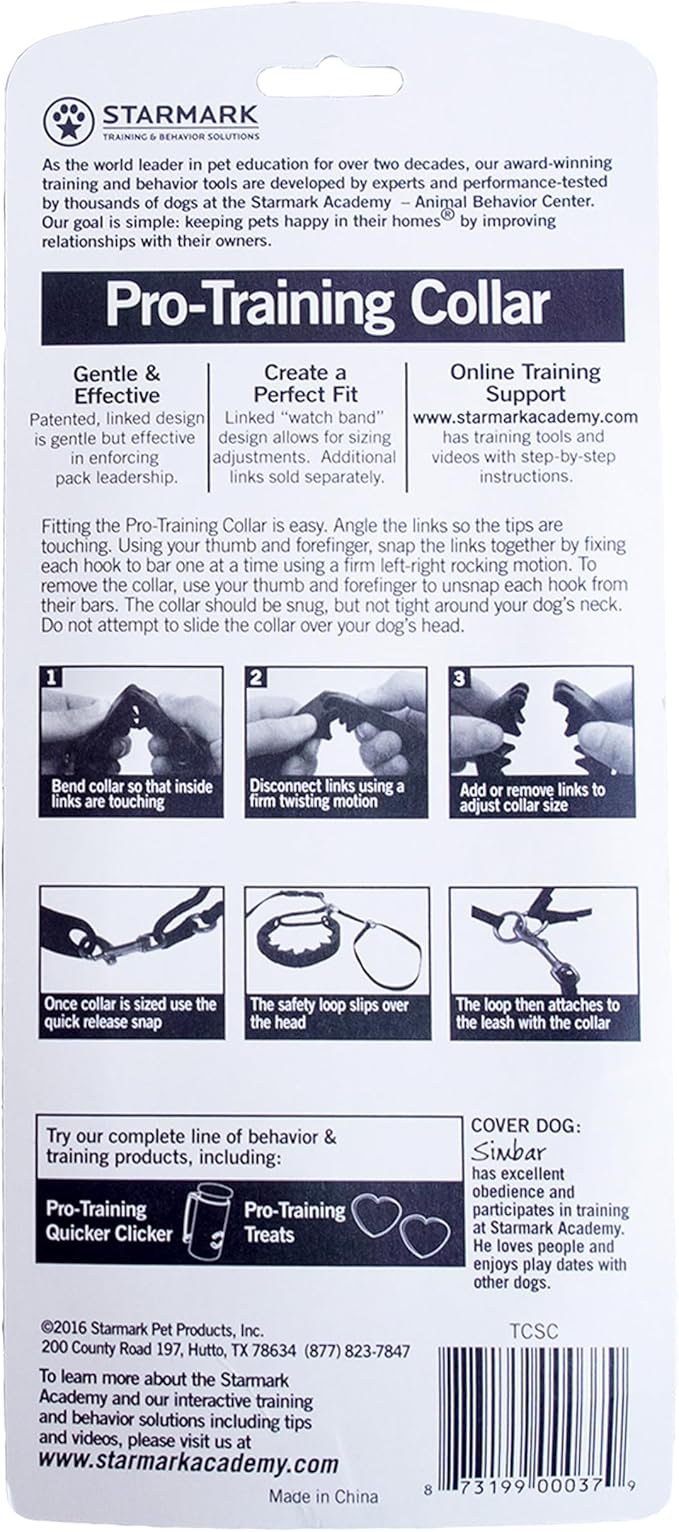 Starmark Pro-Training Dog Collar Small