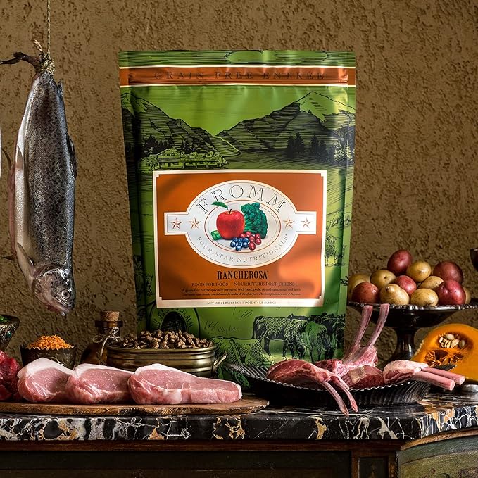 Fromm Four-Star Nutritionals Rancherosa Dog Food - Premium Dry Dog Food - Beef Recipe - 4 lb
