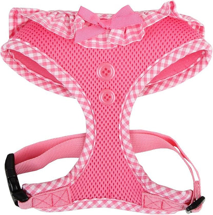 Authentic Puppia Vivien Harness, Pink, Large