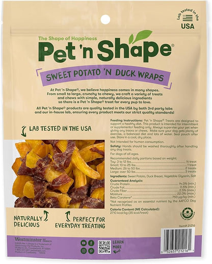Pet 'n Shape Sweet Potato Chews Jerky Dog Treats - 16 Ounce