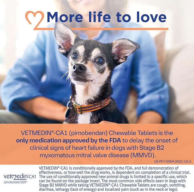 VETMEDIN®-CA1 (pimobendan) Chewable Tablets for Dogs, 5 mg, 50ct