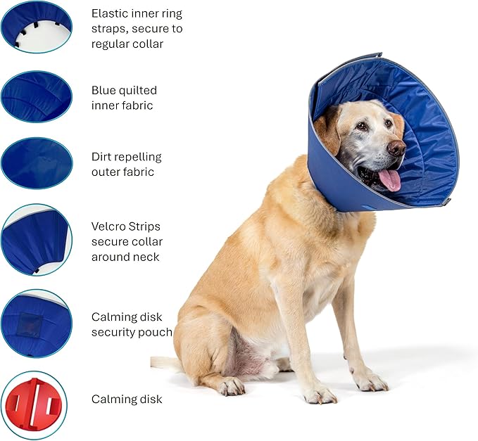 Calm Paws Dog Caring Collar W/Calming (XLarge)