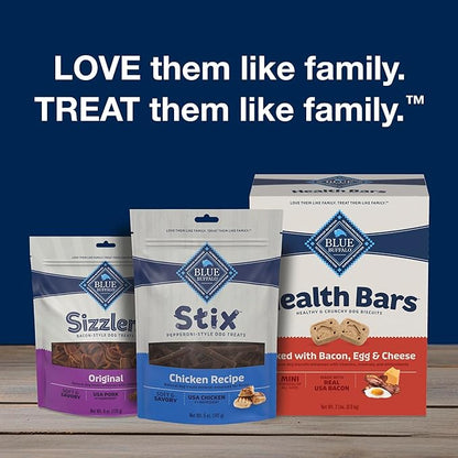 Blue Buffalo Stix Natural Soft Moist Dog Treats Chicken Recipe Bag