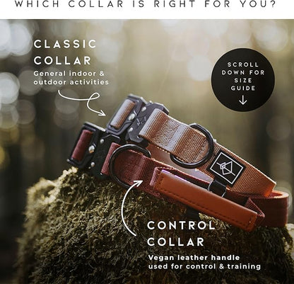 Made to ROAM Premium Dog Collar - Adjustable Heavy Duty Nylon Collar with Quick-Release Metal Buckle (Nevada Evening, Classic Size 1)