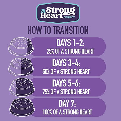 A Strong Heart Wet Dog Food, Country Stew - 22 oz Cans (Pack of 12), Made in The USA with Real Beef, Carrots & Peas