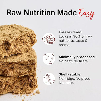 Stella & Chewy's Freeze-Dried Raw Dinner Patties - Absolutely Rabbit Recipe - High Protein Grain-Free Puppy & Dog Food - Perfect For Picky Eaters - 25 oz