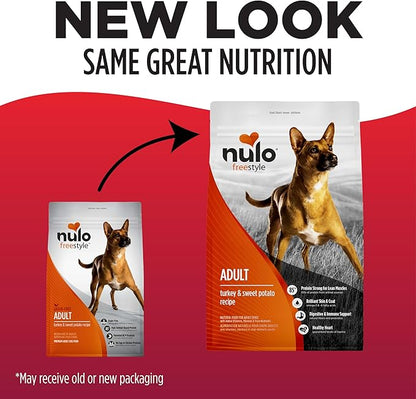 Nulo Freestyle Adult Dog Food, Premium All Natural Grain-Free Dry Small Kibble Dog Food, with BC30 Probiotic for Healthy Digestion, and High Animal-Based Protein with no Chicken or Egg Alternatives