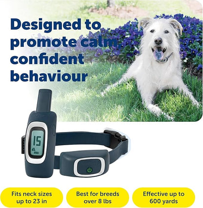 PetSafe 600 Yard Lite Remote Training Collar – Smaller Version for Small or Medium Dogs – Choose from Tone, Vibration, or 15 Levels of Static Stimulation – Medium Range for Training Off Leash Dogs