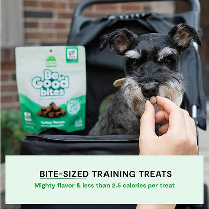 Open Farm, Be Good Bites, Soft Dog Training Treats, Small & Chewy, Made with Ethically & Sustainably Sourced Ingredients, Non-GMO Fruits & Grains, Turkey Recipe, 6oz Pouch