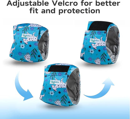 Leekalos Male Dog Diapers, Dog Belly Bands for Male Dogs Wraps Washable Doggie Diapers High Absorbing Dog Belly Bands（5 Pack）