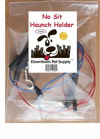 No Sit Haunch Holder Dog Grooming Restraint Restraint for Large dogs (Large: 21" and 24") by Downtown Pet Supply
