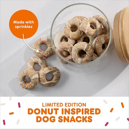 Milk-Bone Limited Edition Dunkin' Vanilla Glaze Flavor Biscuit Dog Treats, 8 Ounce (Pack of 2)