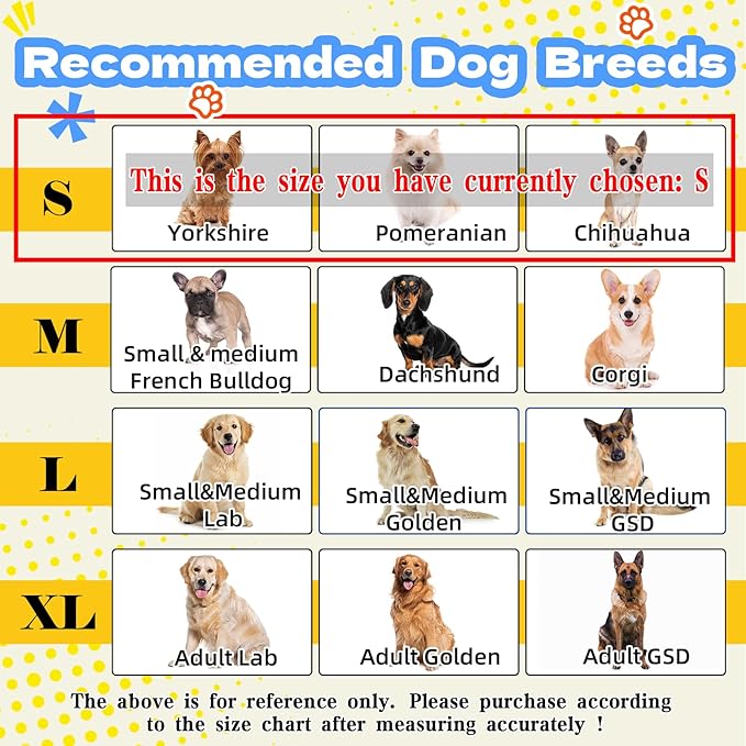Upgraded Dog Cone Collar for Dogs After Surgery, Adjustable Dog Cone Collar for Large Medium Dogs,Breathable Elizabethan Pet Recovery Collar(Size:S)