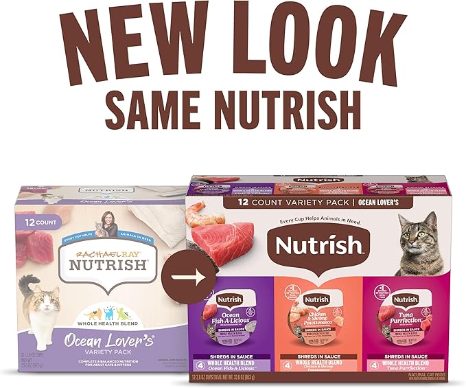 Nutrish Whole Health Blend Chunks in Gravy Variety Pack Wet Dog Food,13 oz. Can,(Rachael Ray),(Pack of 24)