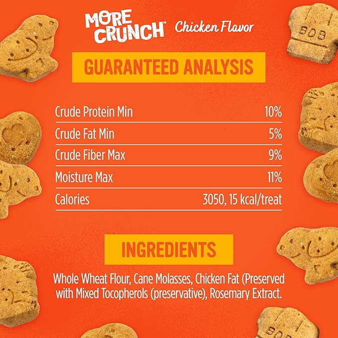 Blue Dog Bakery More Crunch Small Chicken Treats, Dog Biscuits for All Breeds, Healthy Treats, All Natural, 5 lb Box (Pack of 1)