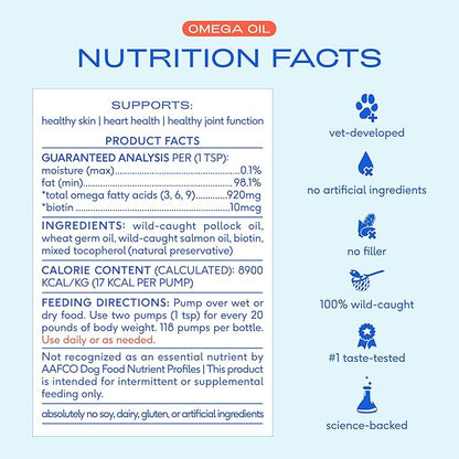 Native Pet Goat Milk Powder for Dogs (120 Scoops) & Omega 3 Fish Oil (8 Oz.) - Organic Goat Milk Great Dog Food Additive for a Healthy Digestive System & Omega 3 Fish Oil