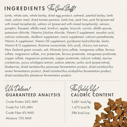 Fromm Four-Star Nutritionals Zealambder Dog Food - Premium Dry Dog Food - Lamb Recipe - 12 lb
