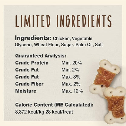 Cadet Gourmet Chicken Wrapped Biscuit Dog Treats,Training Treats for Small and Large Dogs,Inspected & Tested in USA,14 oz.,(Pack of 2)