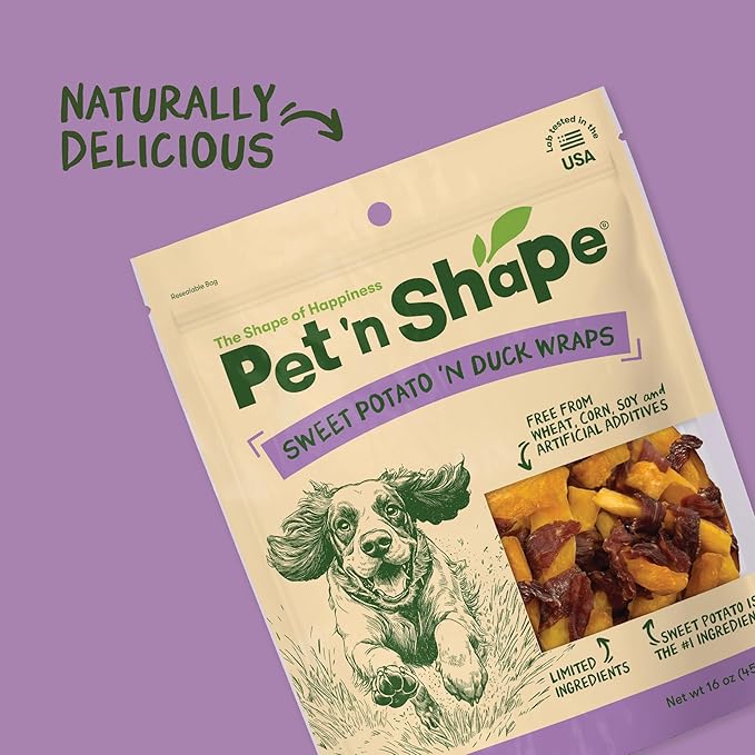 Pet 'n Shape Sweet Potato Chews Jerky Dog Treats - 16 Ounce