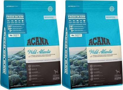 ACANA 2 Pack of Wild Atlantic Dog Food, 4.5 Pounds Each, Grain-Free, Made in The USA