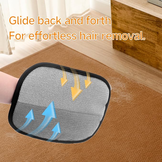 NVNAN 3 PCS Pet Hair Removal Glove and Pet Grooming Glove Kit for Cats & Dogs, Pet Hair Gloves & Dog Washing Gloves ，Reusable Magic Brush Pet Hair Remover Tool for Laundry，Carpet,Car Seat，Couch