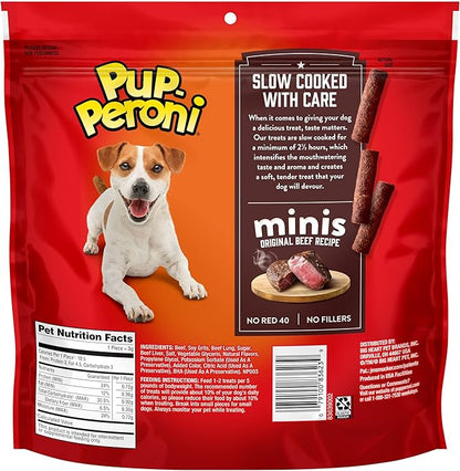 Pup-Peroni Minis Original Beef Recipe Dog Treats, 22.5 Oz. Bag