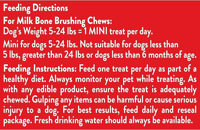 Milk-Bone Brushing Chews Original Chicken Flavor Daily Dental Dog Treats, Small/Medium, 7.1 Oz. Bag (Pack of 5) Dog Treats, Fresh Breath, Small/Medium, 7.1 Oz. Bags, 9 Bones Per Bag (Pack of 5)
