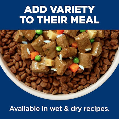 Hill's Science Diet Adult 7+ Healthy Cuisine Wet Dog Food, Roasted Chicken, Carrots, & Spinach Stew, 12.5 oz. Cans, 12-Pack