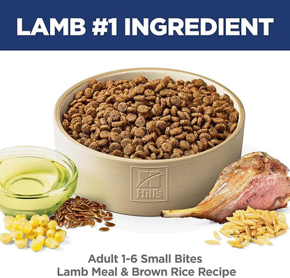 Hill's Science Diet Adult 1-6 Small Bites Dry Dog Food, Lamb Meal & Brown Rice, 4.5 lb. Bag