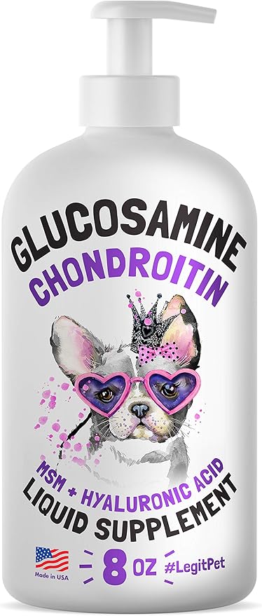 Cranberry UTI Chews for Dogs Bladder Suppot + D-Mannose Supports Kidney Urinary Tract 120 Chews and Liquid Glucosamine for Dogs Bacon Flavour with Chondroitin, MSM & Hyaluronic Acid 8 oz