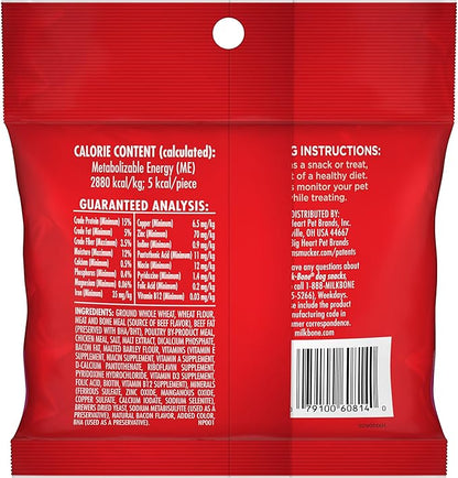 Milk-Bone Flavor Snacks Mini’s Dog Biscuits, Flavored Crunchy Dog Treats, 2.5 Oz. Bags (Pack of 20)