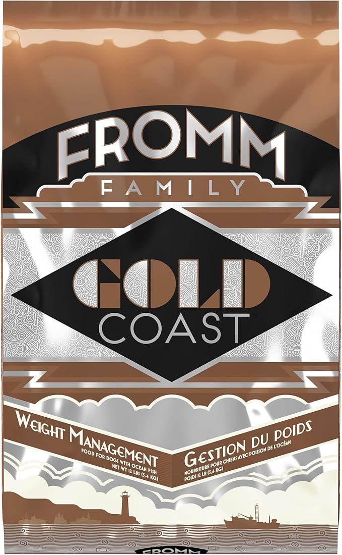 Fromm Gold Coast Weight Management Premium Dog Food - Weight Management Dry Dog Food - Whitefish Recipe - 12 lb