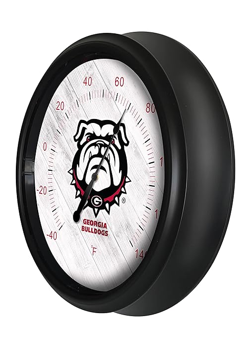 University of Georgia (Bulldog) Indoor/Outdoor LED Thermometer